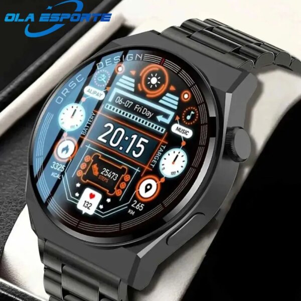 For Huawei GT3 Pro Smart Watch Men 390*390 HD Screen Heart Rate Bluetooth Call IP67 Waterproof Sport SmartWatch for Xiaomi Apple