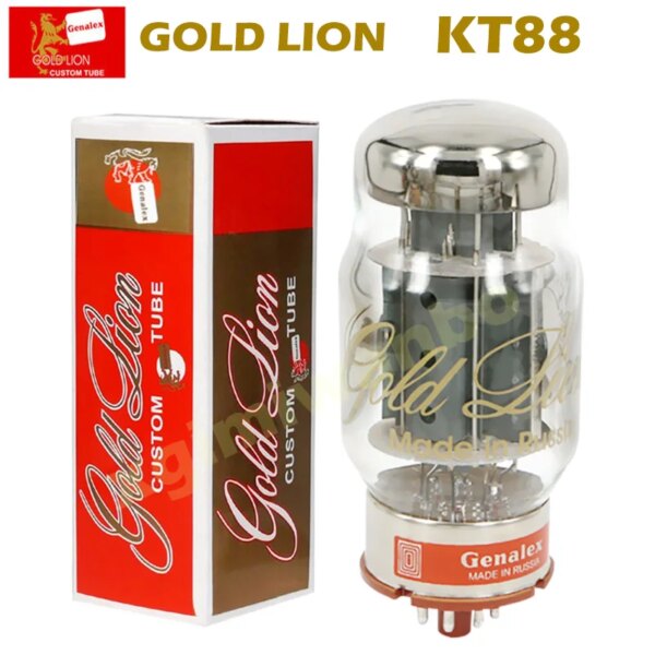 GOLD LION KT88 Vacuum Tube Replace KT77 KT66 EL34 Electron tube Valve Factory Test And Match For DIY Audio Amplifier Genuine