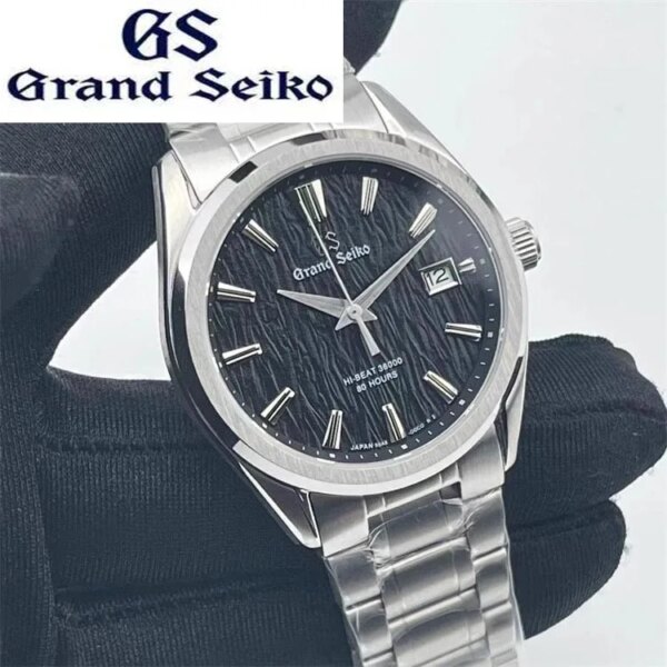 GrandSeiko Watch NH35 GS Mechanical Formal Men's Watch Luxury Brand Quality Calendar Clock Men Business Casual Waterproof Watch.