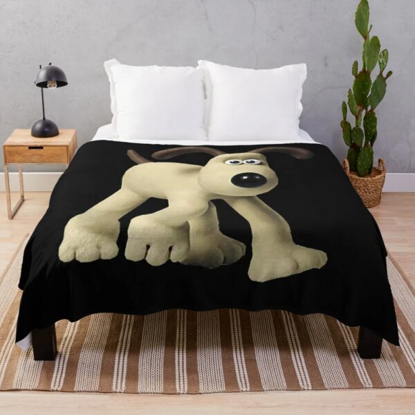 Gromit - High Quality Classic Throw Blanket Furry Blanket Polar blanket sofa bed Luxury Designer Blanket