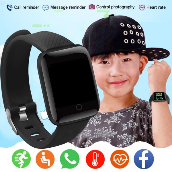 Kids Children Smart Watch Sport Fitness Watches Girls Boys LED Electronic Bracelet Child Digital Wristwatch For 8-18 year reloj