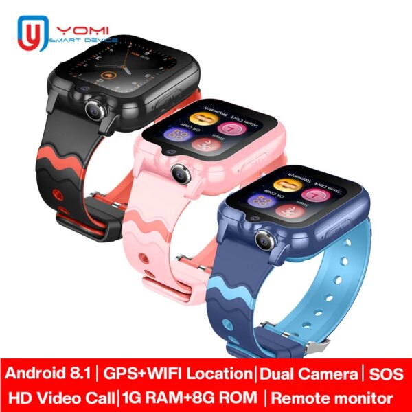 Kids Smart Watch D35 IPX7 Waterproof Dual Cameras Video Call SOS Call Bluetooth WhatsApp Phone Watch reloj inteligente para niño