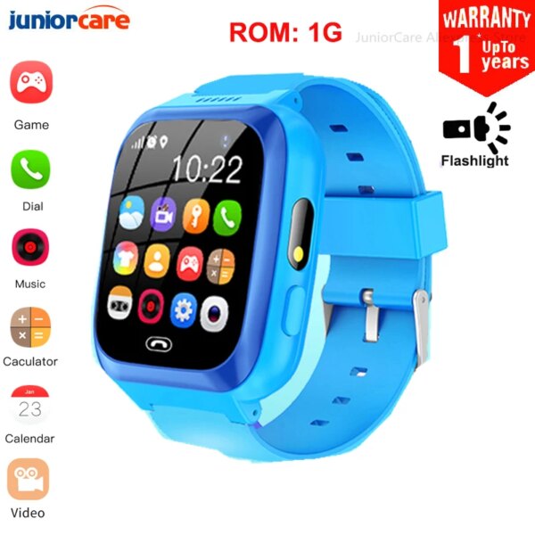 Kids Smart Watch Video/Music Player Flashlights Calculator Alarm Clock  Touch Screen Toy With Camera Games Smartwatch Children