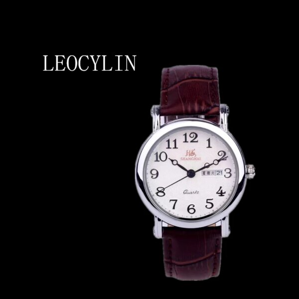 LEOCYLIN Shanghai Brand Vintage quartz watch fashion waterproof classic Simplicity Couple Wristwatches Relogio Masculino