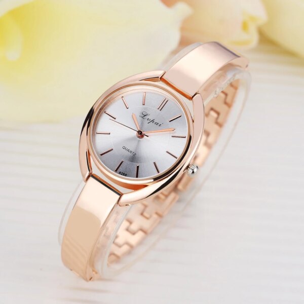 LVPAI Women Fashion Brand Women Fashion Luxury Watch Hot Rose Gold Watch Women Dress Watches Ladies Quartz Watch