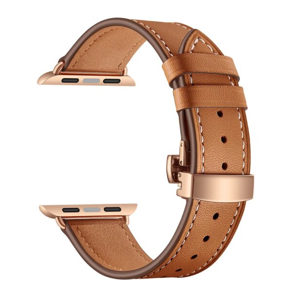 Leather Strap For Apple watch band 49mm 44mm 41mm 40mm 42mm 38mm 45mm 45 mm bracelet iWatch sieries 3 5 SE 6 7 8 9 ultra 2 strap