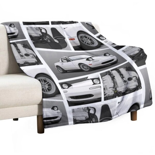 Mx5/Miata X BP18 Engine Throw Blanket Thin Blanket Luxury St Blanket Retro Blankets Moving Blanket