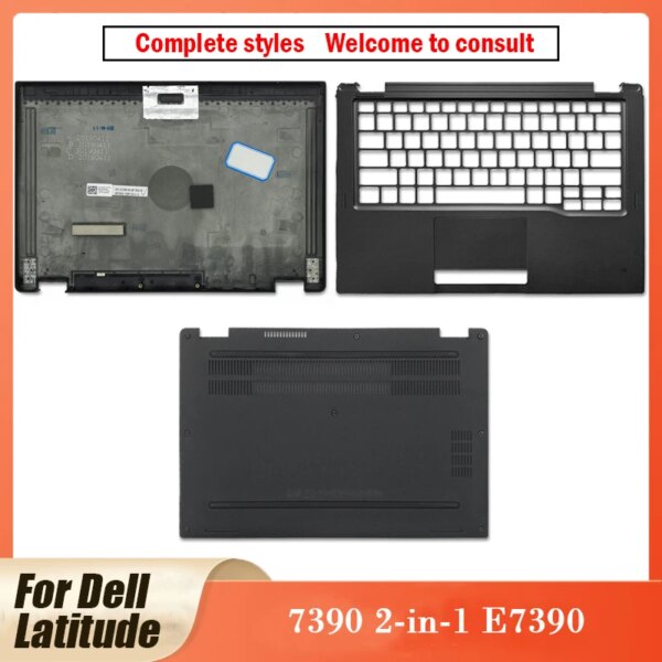 NEW Original For Dell Latitude 7390 2-in-1 E7390 Series Laptop LCD Back Cover Front Bezel Palmrest Bottom Case Shell 7390 2-in-1