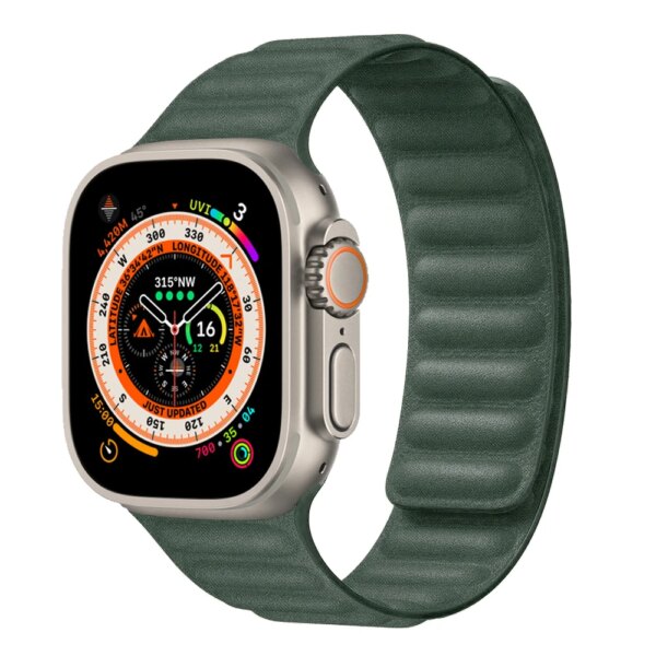 New FineWoven Strap for Apple Watch Band Ultar 2 49mm 45mm 41mm 44mm 40mm 42mm Magnetic Original Bracelet iWatch 9 8 7 6 SE 5 3