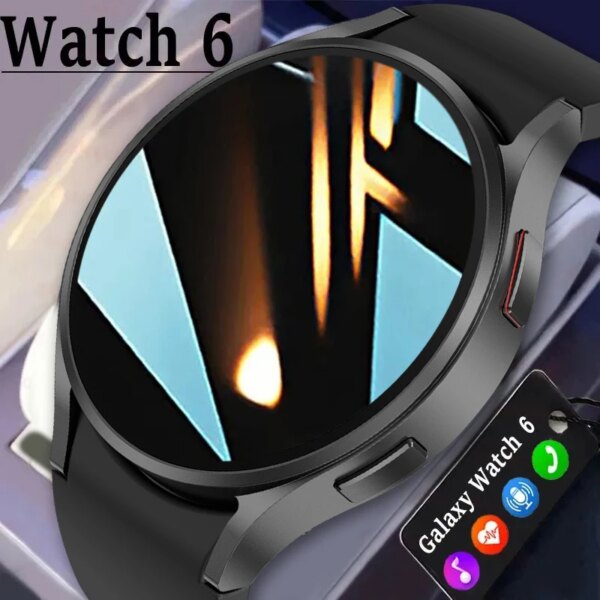 New Smartwatch Galaxy6 Men Full Touch Blood Pressure Blood Oxygen Bluetooth Call Sports Smart Watch Men Women For Samsung Xiaomi