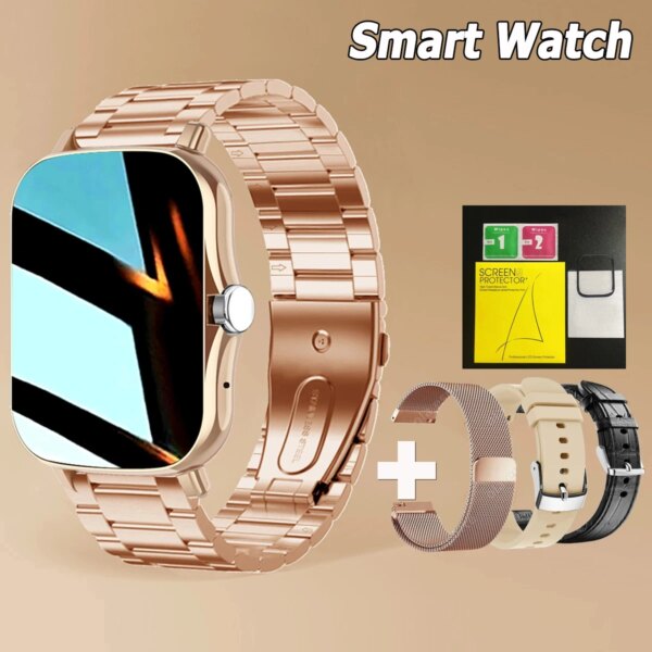 New Smartwatch Series 8 1.44inch Voice Assistant BT Wireless Call GPS Sports Smartwatch Men Women For Android iOS PK HelloWatch3