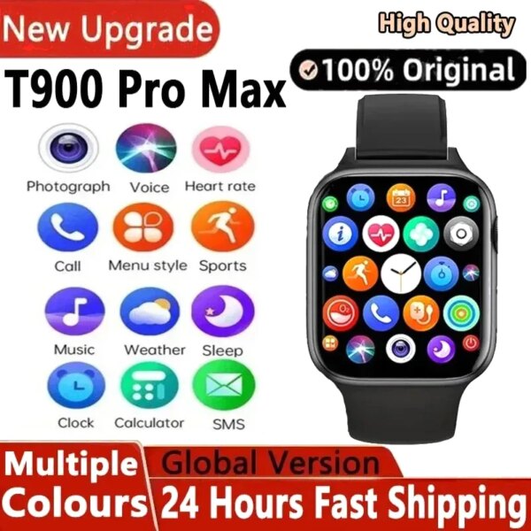 New T900 Pro Max Smart Watch Series 9 Bluetooth Call 1.73\