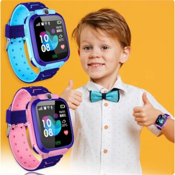 Q12 Kids Smart 2G Call Phone Watch Waterproof Mother Children GPS Monitor Boy Girls SOS Child Sports Digital Watches Tracker