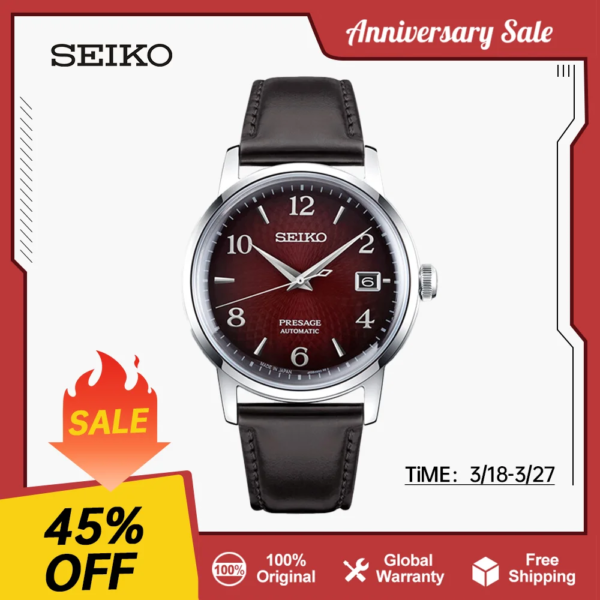 Seiko Presage Watch For Men Original Japan Automatic Mechanical Men's Watches