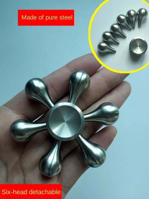 Seiko Stainless Steel Fingertip Gyro Hand Turning Hand Spinner Adult Pressure Reduction Artifact Boring Precision Mechanical Toy