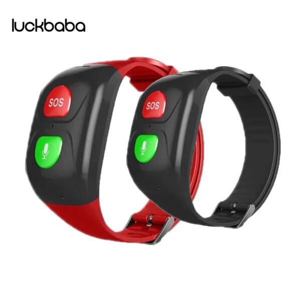 Smart GPS WIFI Trace Locate Blood Pressure Heart Rate Monitor Wristwatch SOS Voice Call Phone Watch for Men Elderly Parents