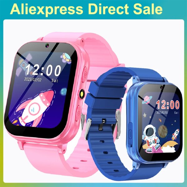 Smart Watch Kids 22 Games Music Play Flashlight Pedometer Habit Tracking Children Smartwatch Boys Girls Game Watch