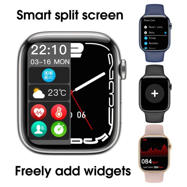 Smart Watch Men Answer Call NFC SmartwatchHD Screen Women Fitness Bracelet Custom Watch Face