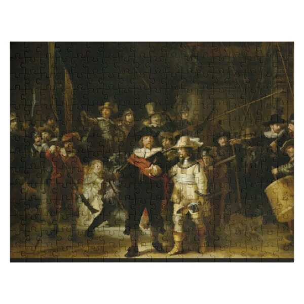 The Night Watch by Rembrandt Jigsaw Puzzle Custom Wooden Puzzle Custom Child Gift Personalize Puzzle