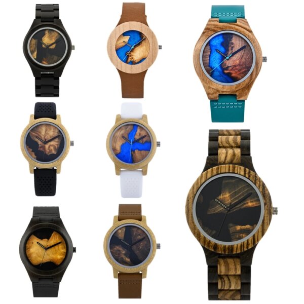 Unique Wooden Watch New Design Men's Wristwatch BOBO BIRD Top Fashion Couple Timepiece Japan Movement Great Gift reloj hombre