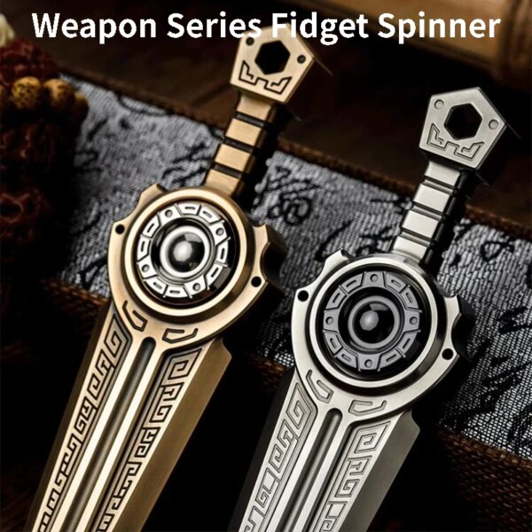 Weapon Fidget Spinner EDC Adult Office Relief Fidget Toy CNC Seiko Production Creative Portable Trendy Play Boy Personality Gift