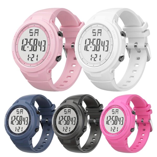 Women's Digital 2atch,Fashion Color Watch With High-Resolution LED Ultra-High Definition Display Waterproof Multi-Function Watch