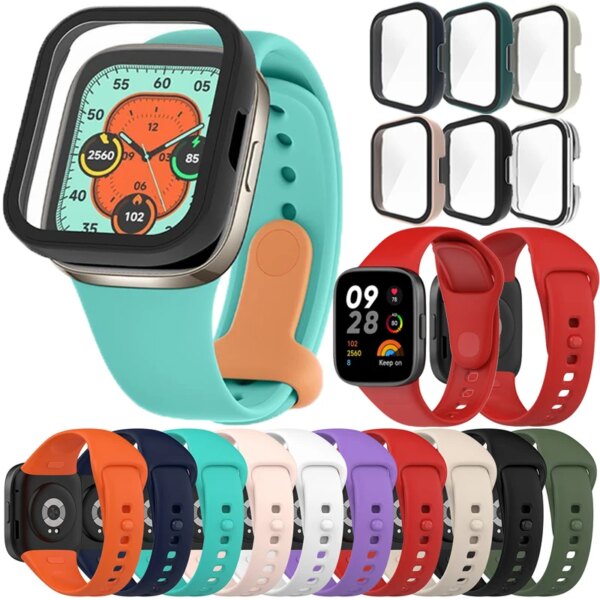 Wrist Strap For Redmi Watch 3 Smart Silicone Strap Replacement Bracelet Soft TPU Wristband Sport Redmi watch3 Active watchband