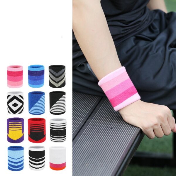 Wristbands Basketball Ball Men Women Bodybuilding Fitness Wristbands Running Wristbands Breathable Badminton Female Hand Wrist