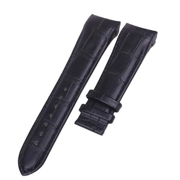 XIANERSHANG Custom Special Interface Strap Alligator Pattern Cowhide Watch Band 22MM 23MM 24MM Calibrator Genuine Leather Belt