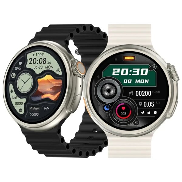 Z78 Ultra Smartwatch NFC Lingdong Island 5.1 Bluetooth Call Sleep Blood Pressure Monitoring Three Watch Straps Waterproof Watch