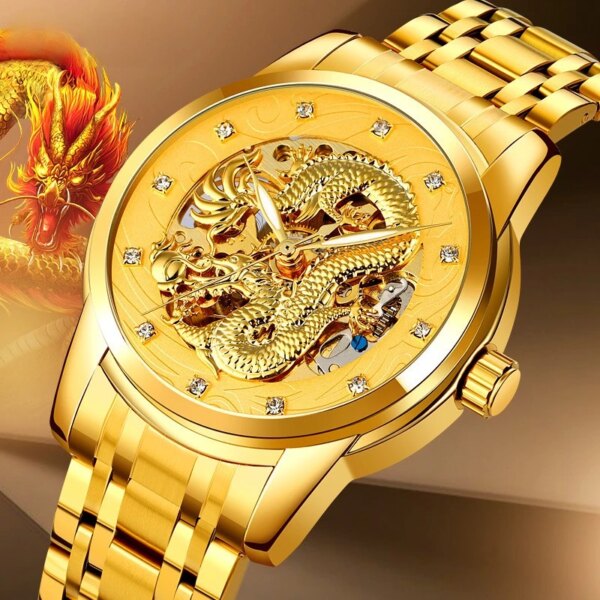 Zhongzhou Watch San Martin 3bar Luxury 24cm Alloy Mechanical Wristwatches Men Watch Sale