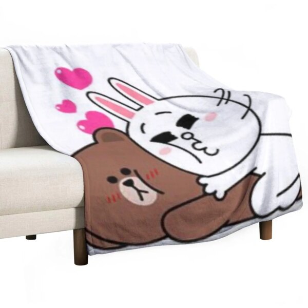 brown cony Throw Blanket bed plaid Blanket Luxury Luxury Designer Blanket Thin Blankets