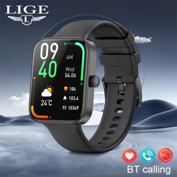 100+ Sports Fitness HD Screen Women Smart Watch IP68 Waterproof Watch Answer Call Sport Men Smartwatch For XIAOMI Android ios