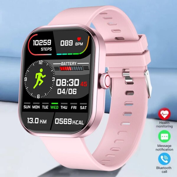 2023 New Smart Watch For Women Full Touch Screen Bluetooth Call Waterproof Sport Fitness Tracker Lady  Watches Smartwatch Men