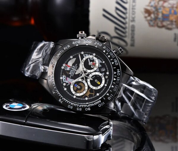 New Fashion Women Men Mechanical Automatic Watch Mens Womens Watches Luxury Classic Retro Casual Big diamond Wristwatches