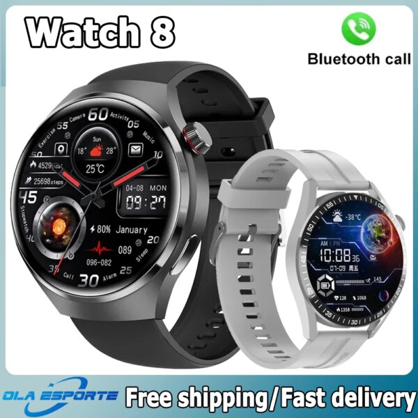 For Men Women Smart Watch New Bluetooth Call Full Touch Amoled Diy Dails Sports Waterproof SmartWatch Pk Gt3 Pro Gt4 Pro Watches