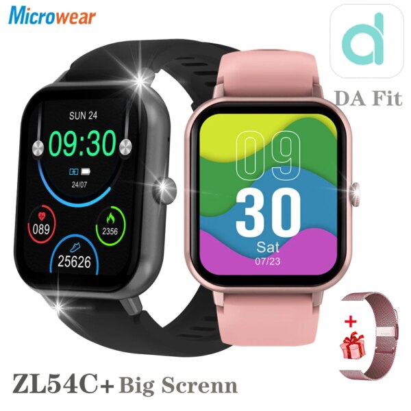 2024 New Blue Tooth Call Women Smart Watch 24H Health Monitor 100+ Sport Modes Waterproof Music Men Lady ZL54C+ Smartwatch