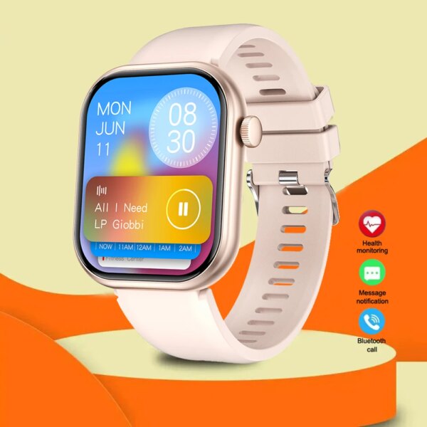 2023 Women Smart Watch Men Full Touch Screen Heart Rate Fitness Tracker Ladies Watch Bluetooth Call Smart Clock for Android IOS