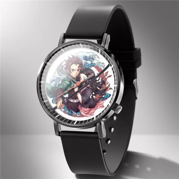 2020 New Anime Demon Slayer Kimetsu no Yaiba Wristwatch For Women Watch Watches Quartz Wristwatch Female Clock Brithday Gifts 02