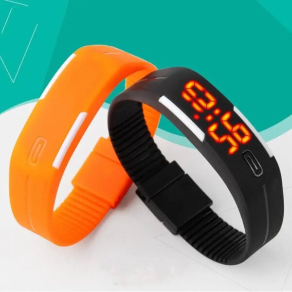 2023 New Fashion Sports LED Smart Watch Smart Phone Touch Screen Digital Watch Waterproof Bracelet Watch