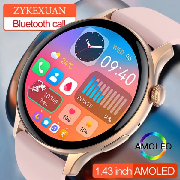 2023 New Smart Watch Women 466*466 AMOLED 1.43\