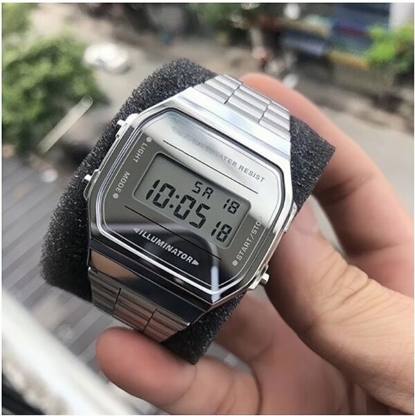 2024 F91W Band Watch Waterproof Digital Stainless Steel Sports Military Watches Men Women Luxury Electronic Wrist Watches Clock