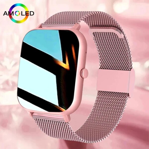 2024 HD Full Touch Sport Bracele For Xiaomi Smart Watch Women Custom Dial Smartwatch Men Waterproof Clock Bluetooth Call Watches