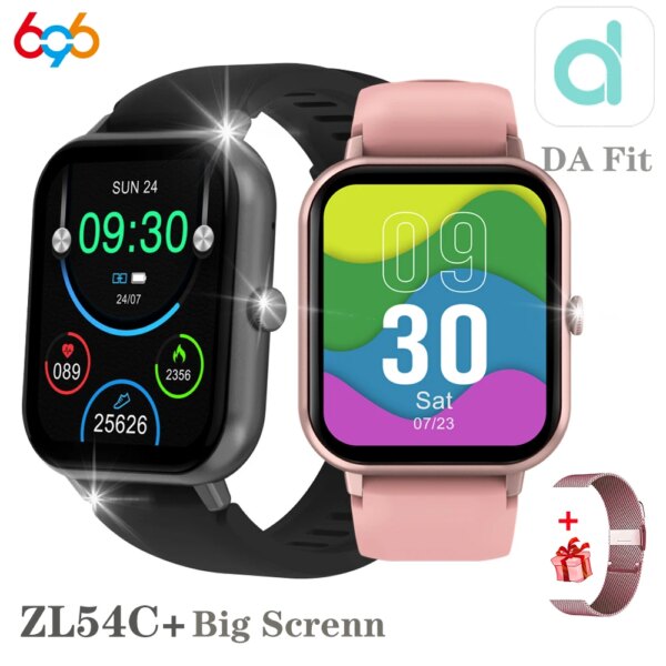 2024 New Blue Tooth Call Women Smart Watch 24H Health Monitor 100+ Sport Modes Waterproof Music Men Lady ZL54C+ Smartwatch