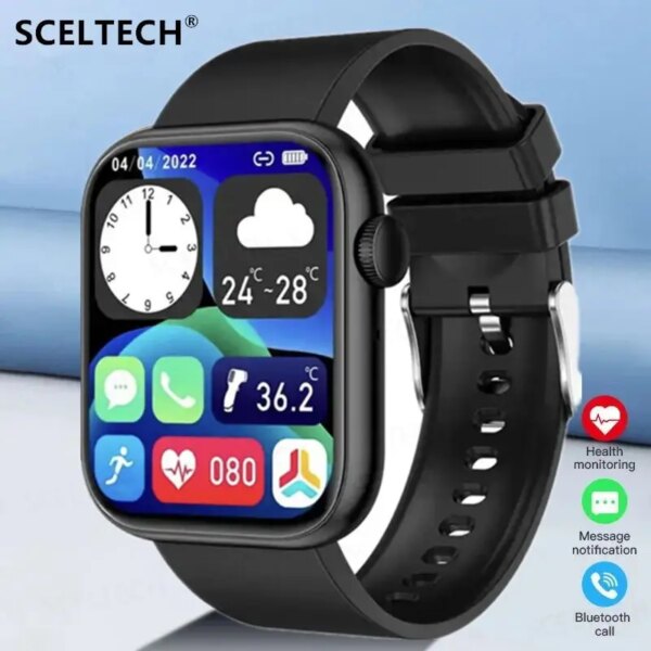 2024 New Bluetooth Call Watch 9 Smart Watch Men Siri NFC GPS Tracker Blood Pressure Heart Rate Sports Smartwatch For Android IOS