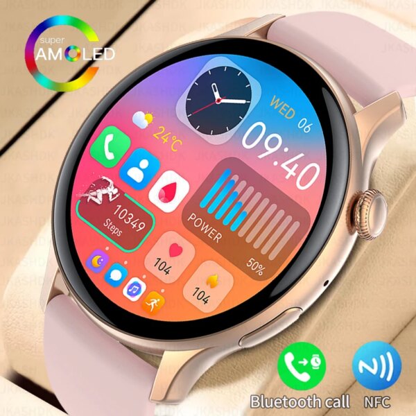 2024 New NFC Smartwatch Women 466*466 AMOLED 1.43\