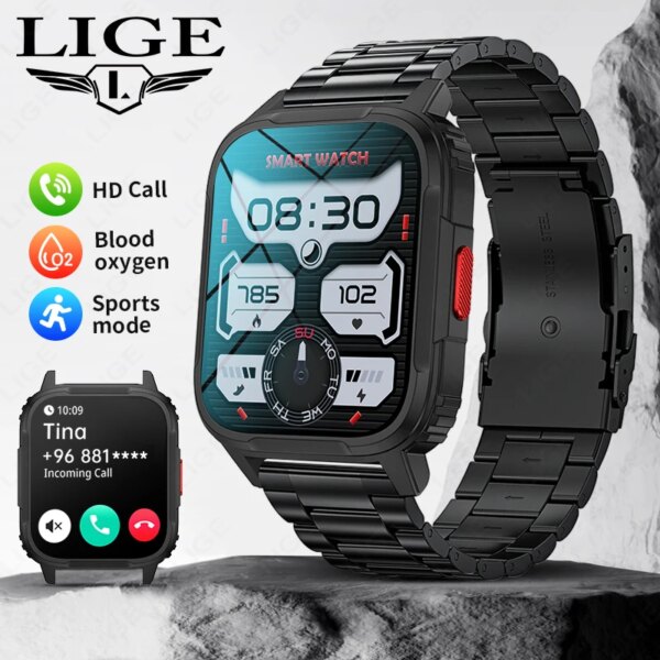 2024 Smart Watch Men Outdoor Watches lP68 Waterproof 1.95\