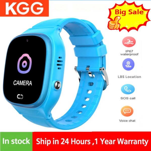 2G Kids Game Smart Watch Phone SOS LBS Tracking Safty Zone Remote Monitor Camera IP67 Waterproof Children Smartwatch Clock Gifs