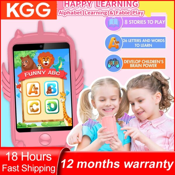 2G Kids Smart Phone Video Record Music Play Pedometer 19 Games Habit Tracking Smartphone New Year Gifts