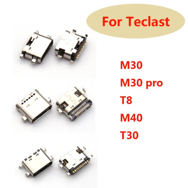 2Pcs For Teclast M40 TLA007 P20HD P20 10.1 Inch M30 Pro T8 T30 USB Charger Charging Dock Port Connector